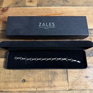 Zales Diamond Sterling Silver Tennis Bracelet